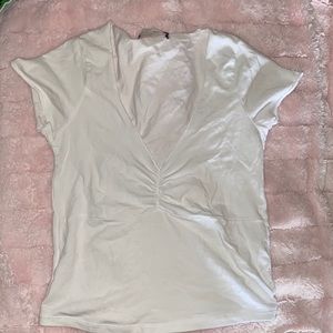 White Brandy Melville crop top